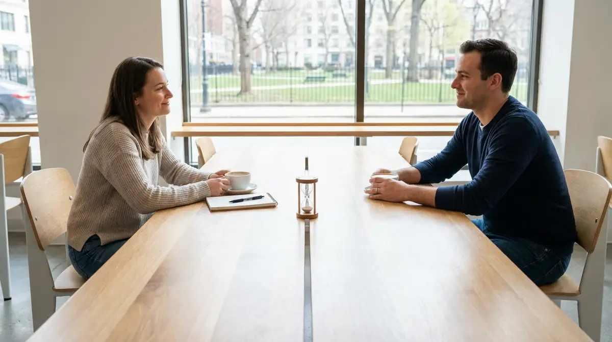 選択肢B：元カレと距離感を保って友人関係を続けるルール