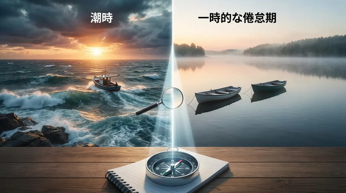 潮時と「一時的な倦怠期」の違いを診断で見極める