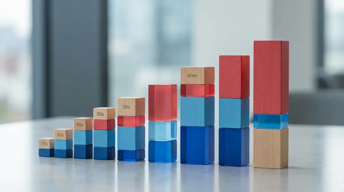 年代別・性別で見るセカンドパートナーの割合